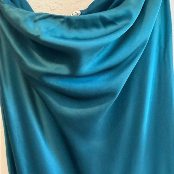 Reformation 💯 silk Teal Midi Dress - Picture 6 of 13